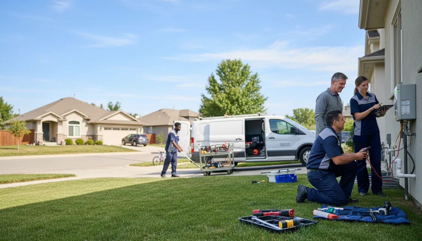 Tankless water heater service in Sunnyvale, TX